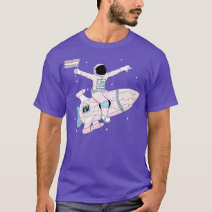 Trans Pride Astronaut Transgender  T-Shirt
