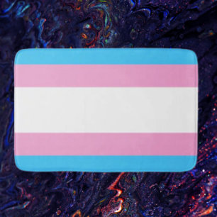Trans Pride Bath Mat: Embrace Every Colour Mat