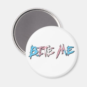 Trans Pride Bite Me Magnet