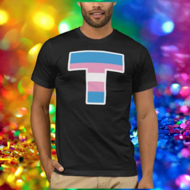 Trans Pride Capital T Tee (Creator Uploaded)