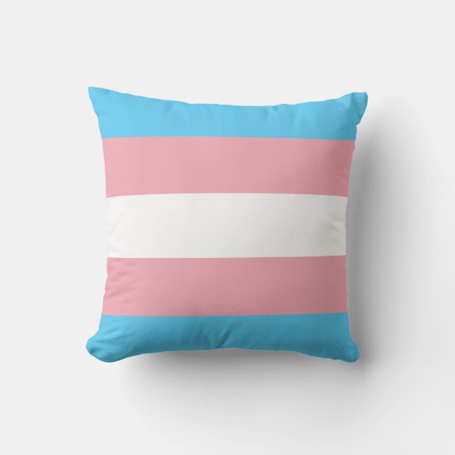 Trans pride cushion (Front)