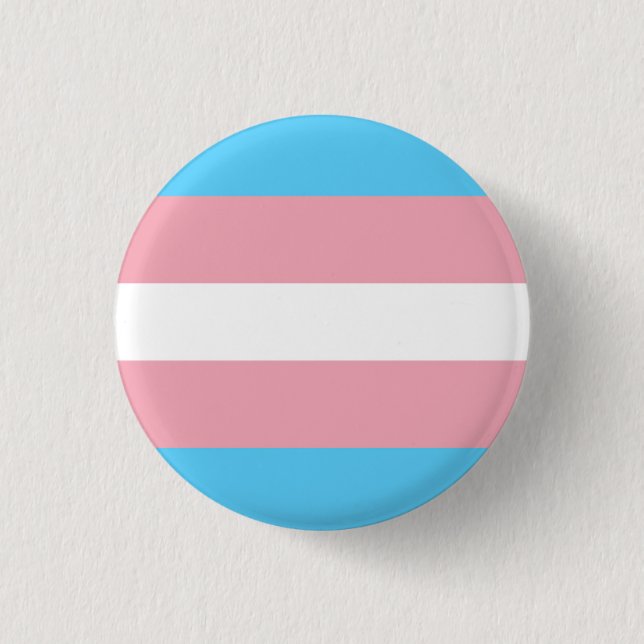 Trans Pride Flag 3 Cm Round Badge (Front)