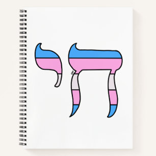 Trans Pride Flag Chai Notebook