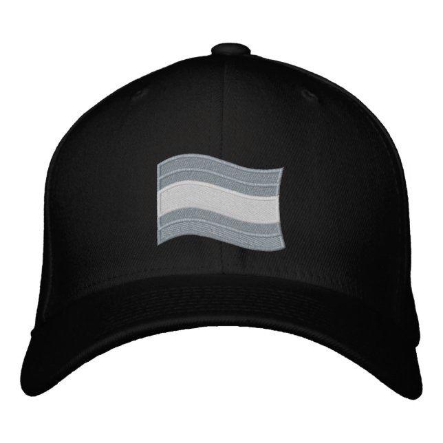 Trans Pride Flag Embroidered Hat (Front)