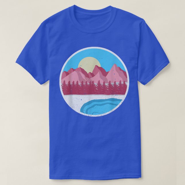 Trans Pride Flag Landscape Support Human Rights 59 T-Shirt (Design Front)