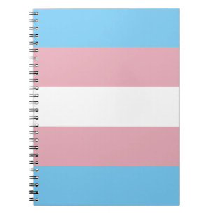 Trans Pride Flag Notebook