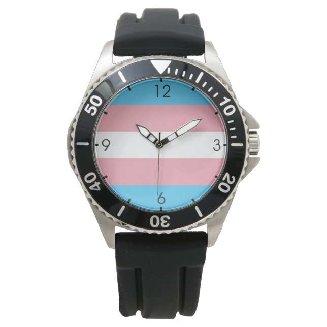 Trans Pride Flag Watch (Front)