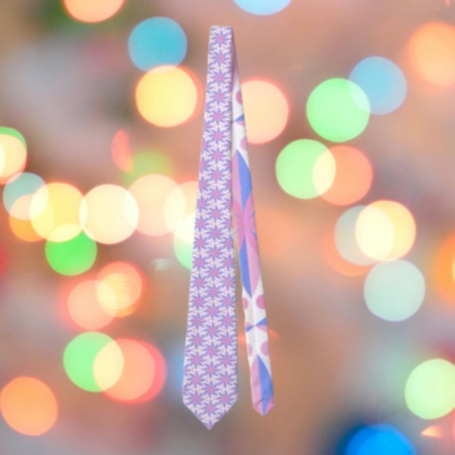 Trans Pride Floral Tie: Bloom with Pride Tie (Creator Uploaded)