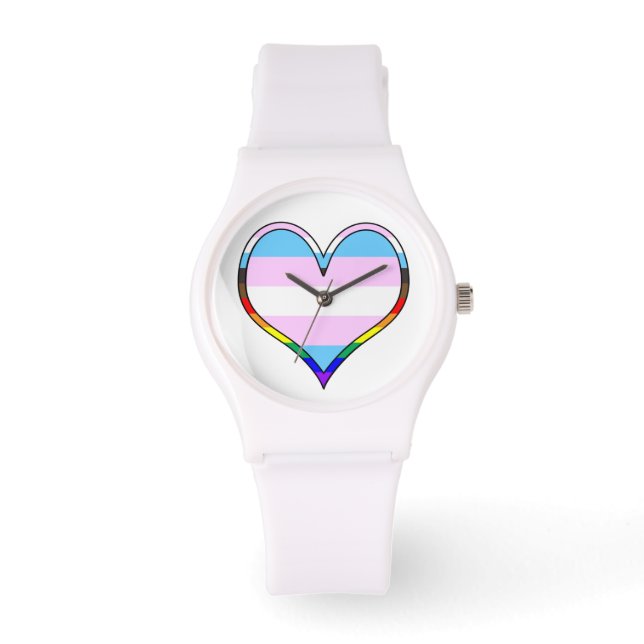 Trans Pride Heart Watch (Front)