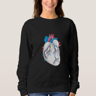 Trans Pride LGBTQ Retro Transexual Heart Sweatshirt