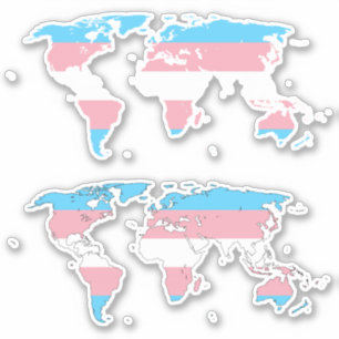 Trans Pride - Map of The World