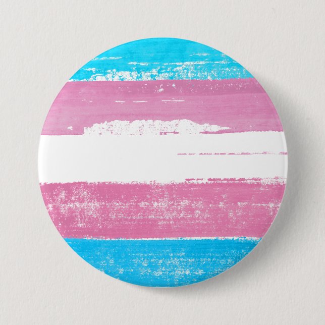 Trans Pride Paint 7.5 Cm Round Badge (Front)