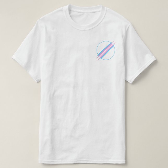 Trans Pride Pocket Tee (Design Front)