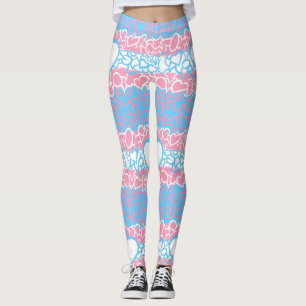 Trans Pride Squiggle Leggings