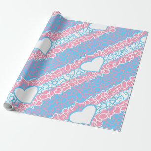 Trans Pride Squiggle Wrapping Paper
