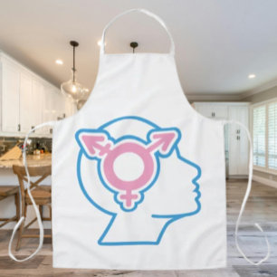 Trans Pride Symbol Apron
