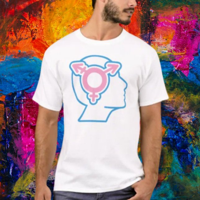 Trans Pride Symbol Head Tee (Creator Uploaded)