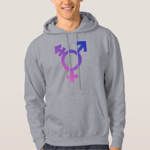 Trans Pride Symbol Hoodie