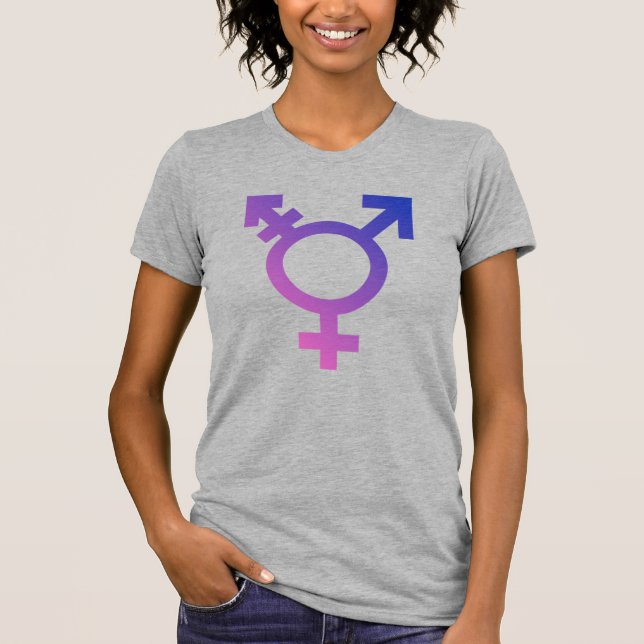 Trans Pride Symbol T-Shirt (Front)