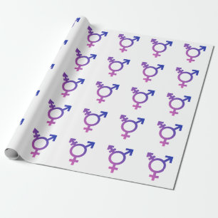 Trans Pride Symbol Wrapping Paper