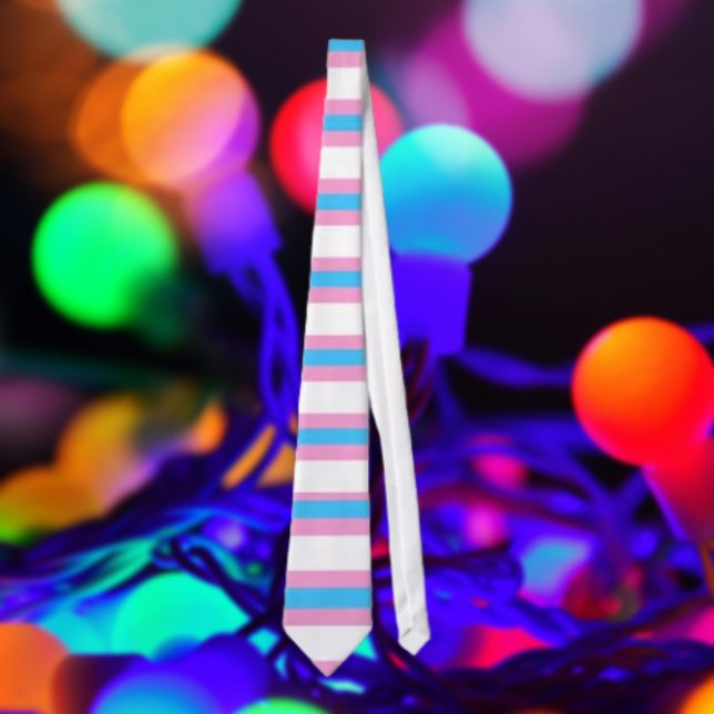 Trans Pride Tie: Celebrate Every Hue Tie (Creator Uploaded)