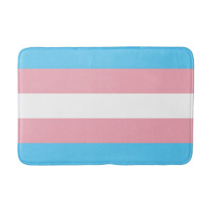 Trans Pride (Transgender Pride) Flag Bath Mat