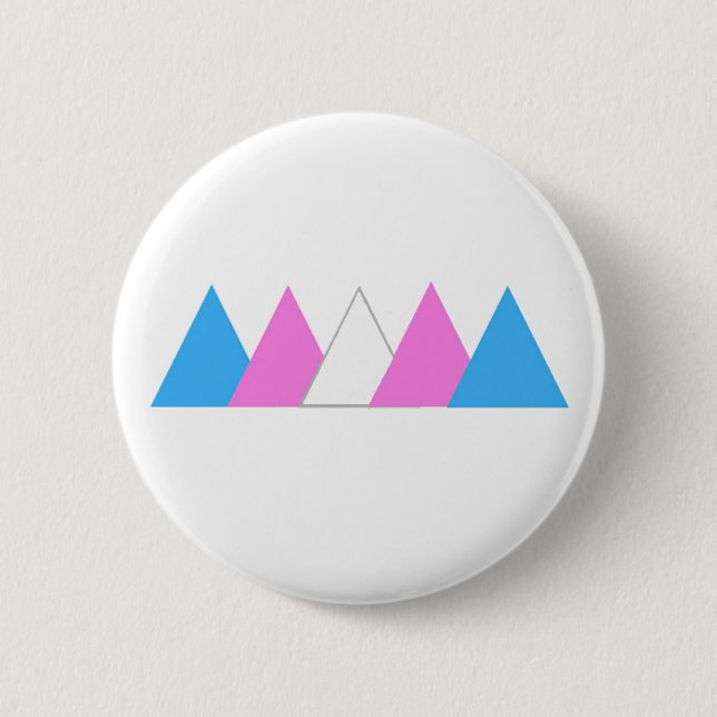 Trans Pride Triangle Pin (Front)