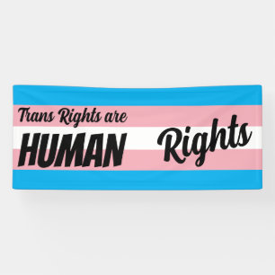 Trans Rights Are Human Rights Banner