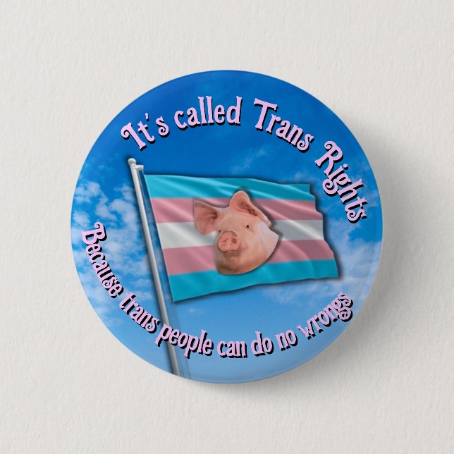 Trans Rights  Button (Front)