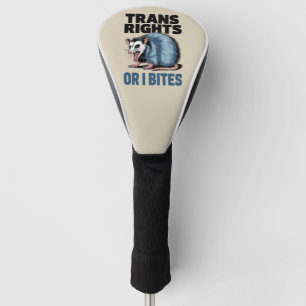 Trans Rights Or I Bites Gay Funny Lgbtq Pride Golf Head Cover