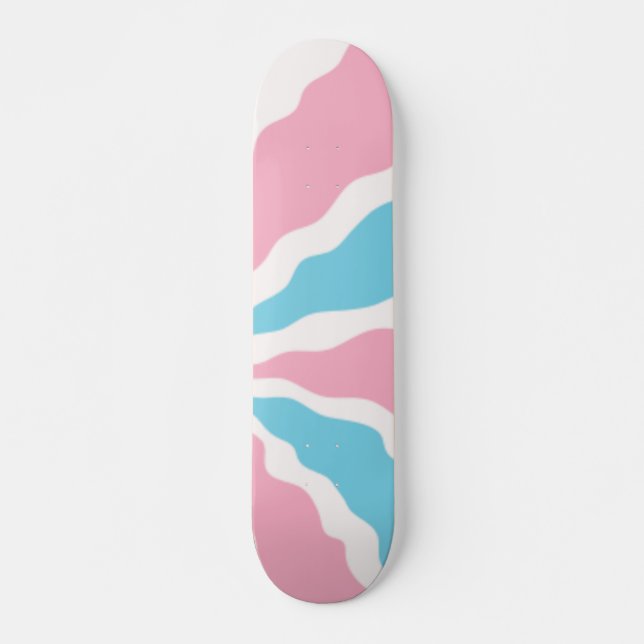 trans swirl style skateboard (Front)