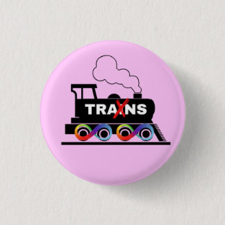 Trans Train 3 Cm Round Badge