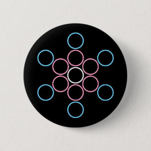 tranSacred circles 6 Cm Round Badge