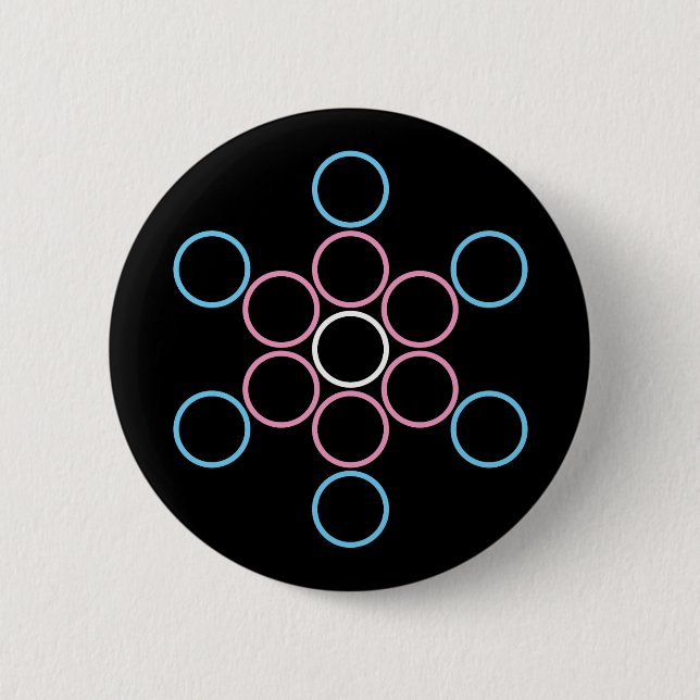 tranSacred circles 6 Cm Round Badge (Front)