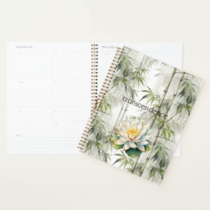 Transcendence Lotus Bamboo Serenity Buddhism Planner