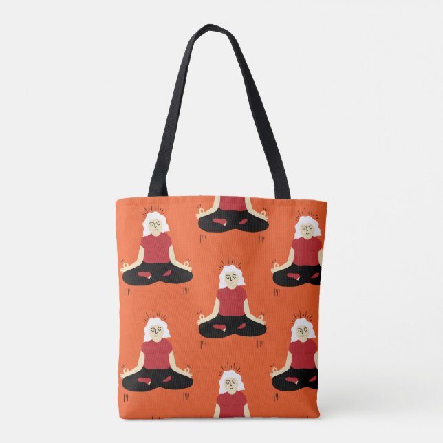Transcendental Meditation   Tote Bag (Back)