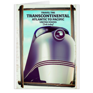 Transcontinental Railroad USA.