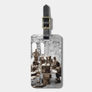 Transcribers in the Ruins Luggage Tag