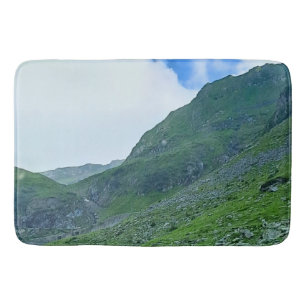 Transfagarasan Alpine Slope – Romania Photography Bath Mat