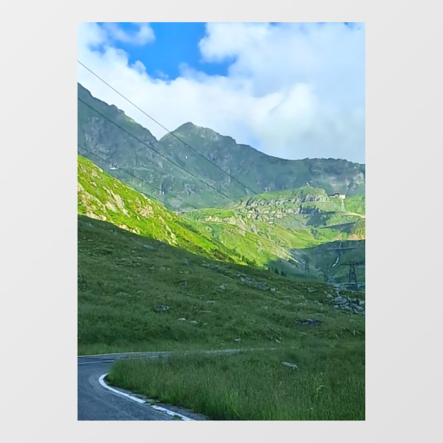 Transfagarasan Alpine View – Romania Mountain Art (Sheet)