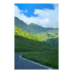 Transfagarasan Alpine View – Romania Mountain Art Photo Print