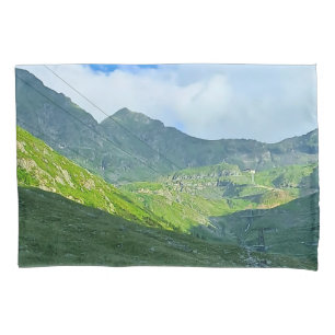 Transfagarasan Alpine View – Romania Mountain Art Pillowcase
