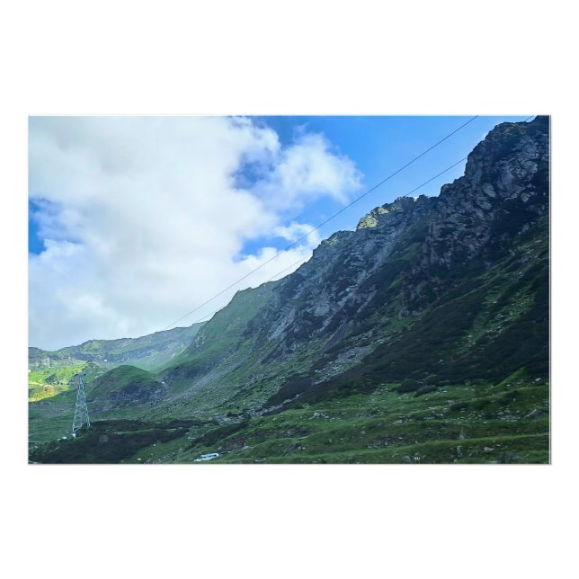 Transfagarasan Mountain Road - Romania Photo Print (Front)