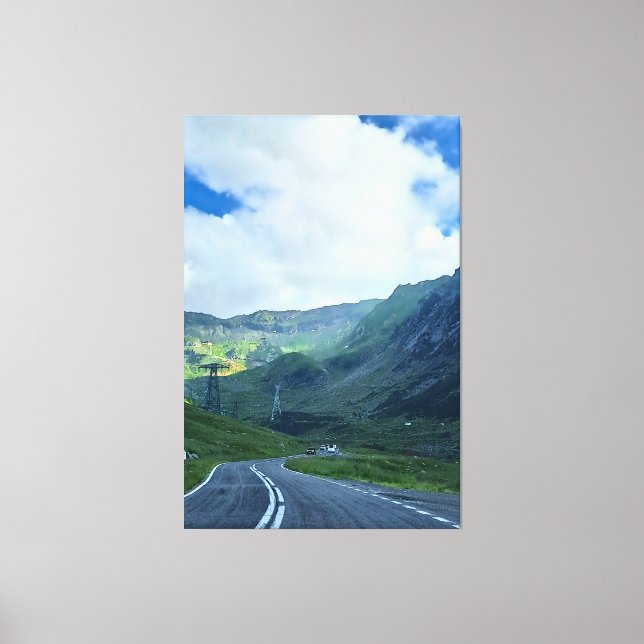 Transfagarasan Road – Carpathian Mountain Print (Front)