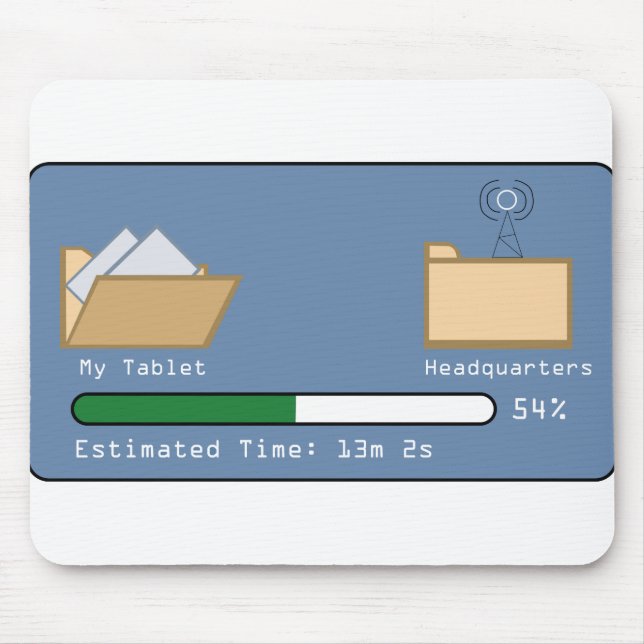Transferring files from one folder to another mouse pad (Front)