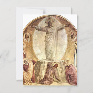 Transfiguration of Christ by Fra Angelico Postcard