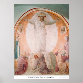 Transfiguration of Christ by Fra Angelico Poster