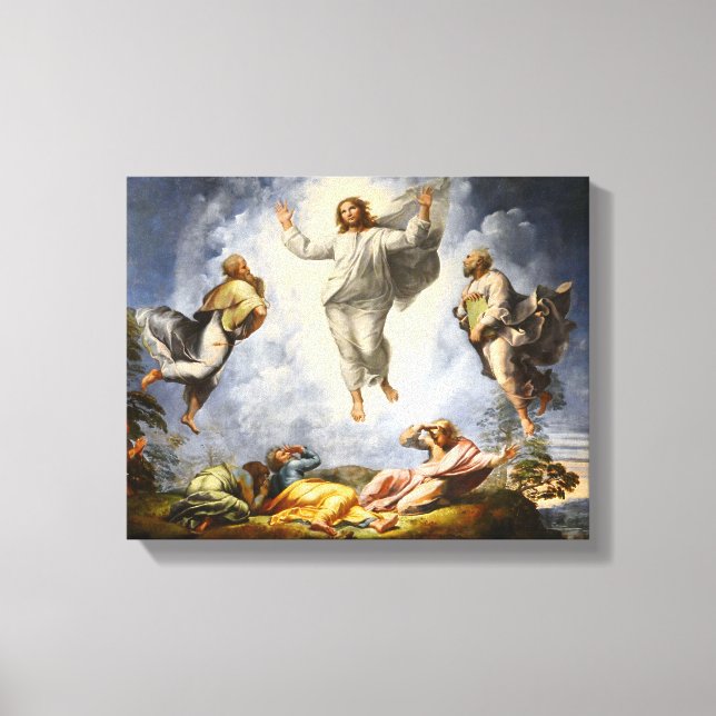 Transfiguration of Christ - Raphaello Sanzio 1520 Canvas Print (Front)