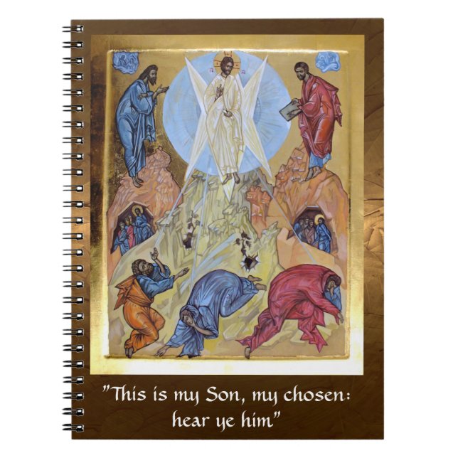 Transfiguration of Christ Spiral Notebook (Front)