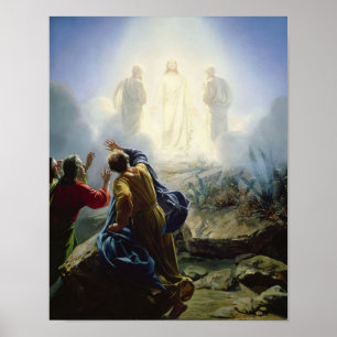 Transfiguration of Jesus by Carl Bloch Print